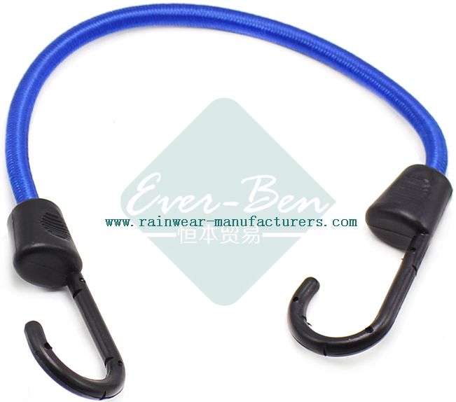 8MM bungee cord hardware elastic rope with hooks straps cargo bungee cords 